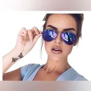 Lilac mirror ray bans online